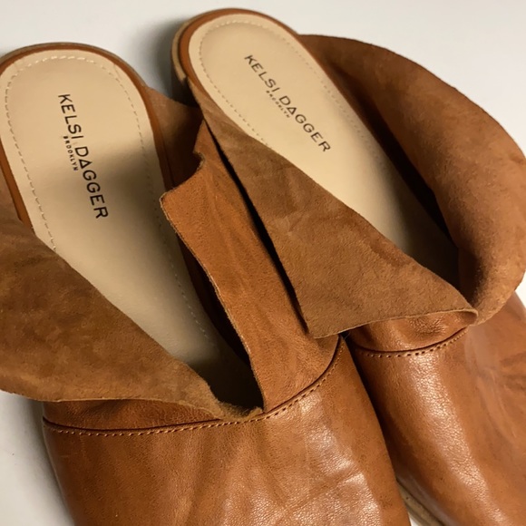 KELSI DAGGER Brooklyn Flat Shoes Leather Slip 9.5 - Picture 6 of 17